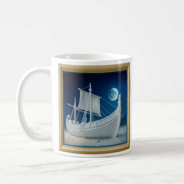 Taza De Café Moonlit Voyage (Izquierda)