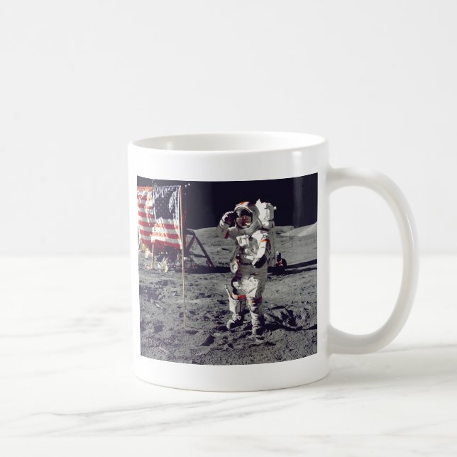 Taza De Café Moonwalk Apollo 17 (Derecha)