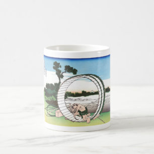 Taza De Café Moor a vista Fuji en la provincia de Owari