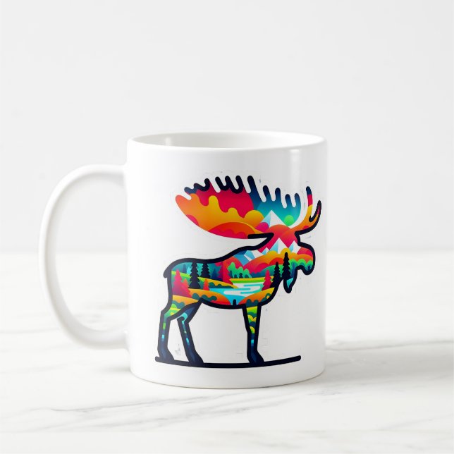 Taza De Café Moose (Izquierda)