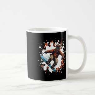 Taza De Café Moose Animal Snowboard Guay Snowboard