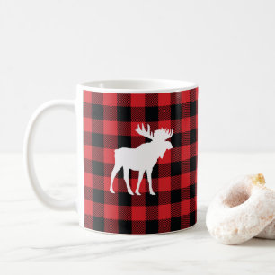 Taza De Café Moose Buffalo Check Mountain Coffee Mug