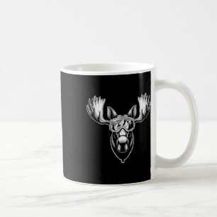Taza De Café Moose Con Goggles De Esquí Esquí Snowboard Inviern