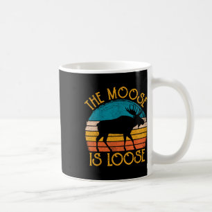 Taza De Café Moose gracioso es ropa animal suelta