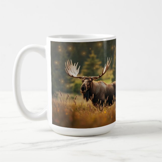 Taza De Café Moose guapo (Izquierda)