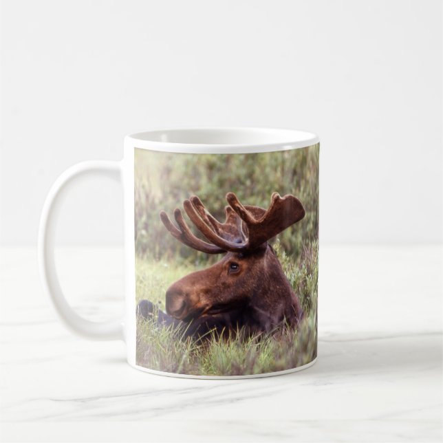 Taza De Café Moose Lounging Mug (Izquierda)