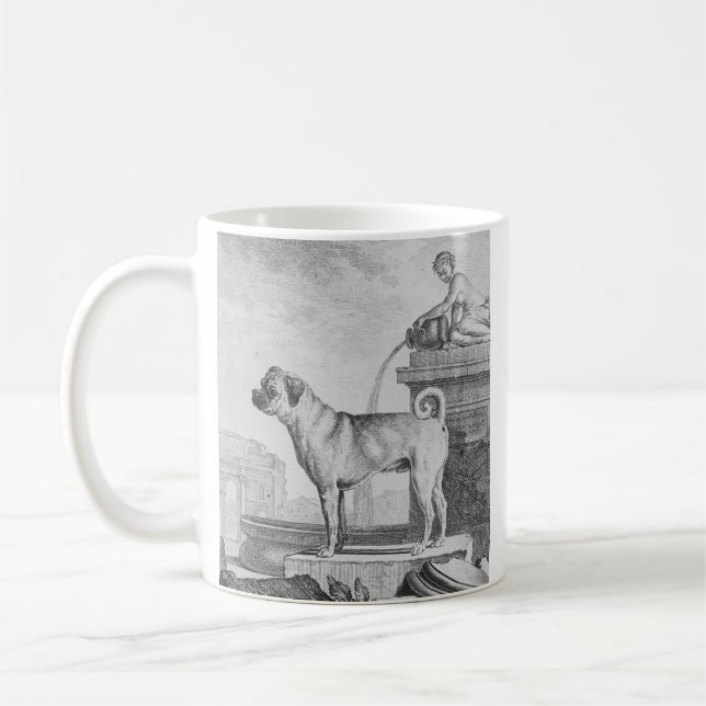 Taza De Café Mops Mug (Izquierda)