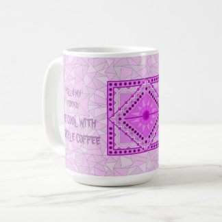 TAZA DE CAFÉ MORADA