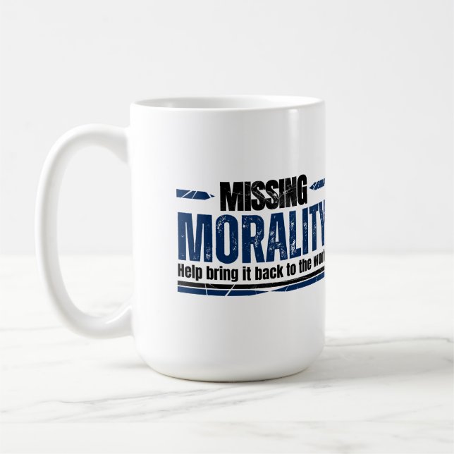 Taza De Café Moralidad blanca (Izquierda)