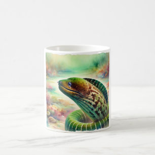 Taza De Café Moray Eel 130924AREF128 - Watercolor