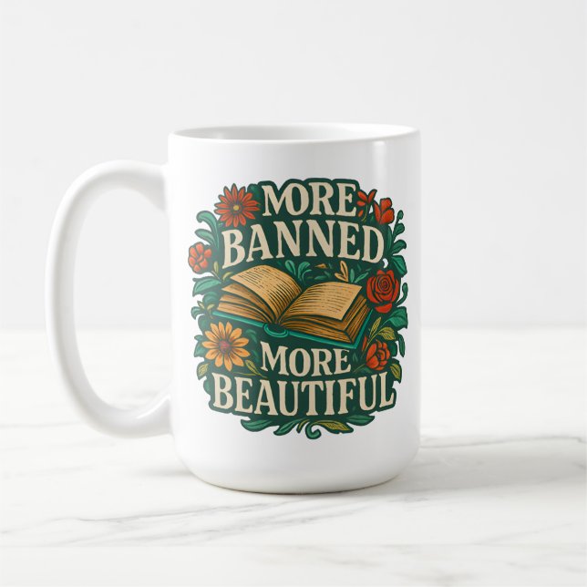 Taza De Café More Banned, More Beautiful (Izquierda)