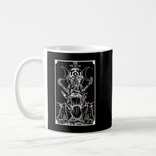 Taza De Café More Then Awesome Hecate Triple Moon Goddess Witch (Izquierda)