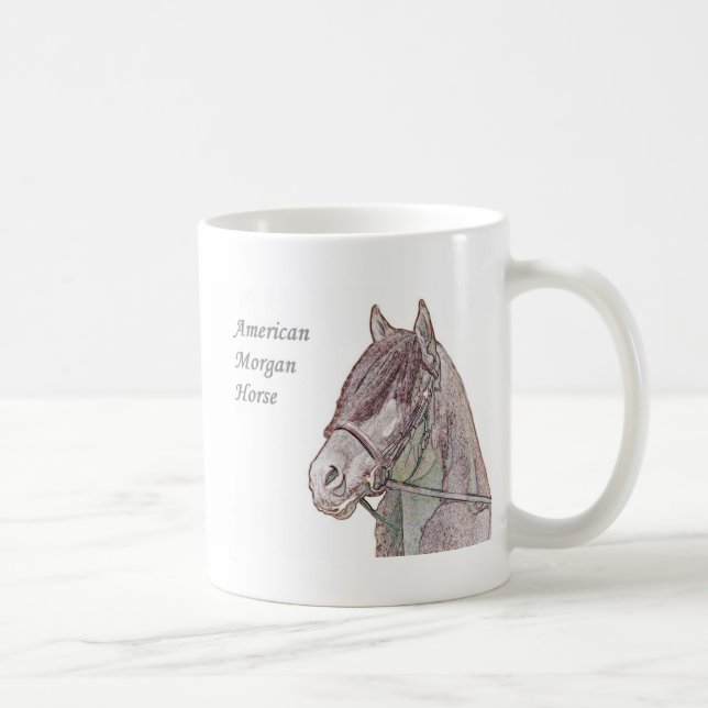 Taza De Café Morgan Horse Mug (Derecha)