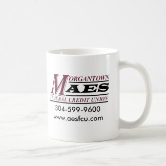 Taza De Café Morgantown aesfcu mug, 2 lados