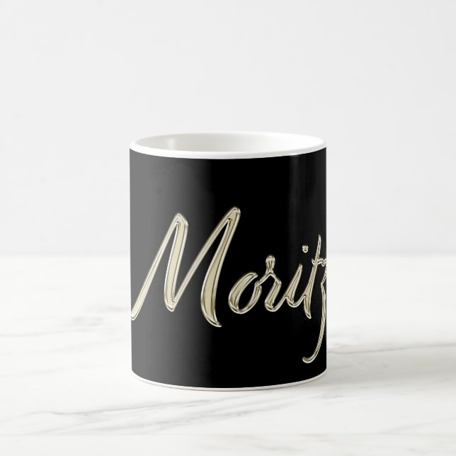 Taza De Café Moritz Name whitegold Tasse Teetasse Kaffeetasse (Centro)