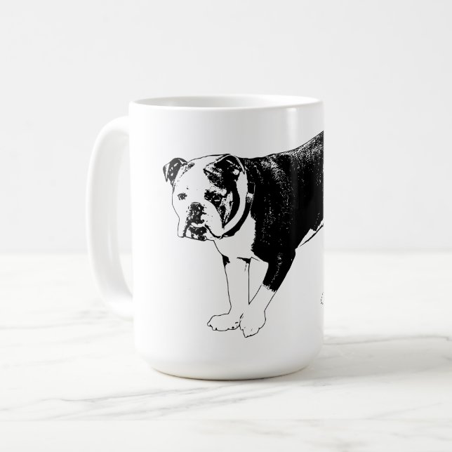 Taza De Café Morning Bulldog, Bold Clarity (Anverso izquierdo)