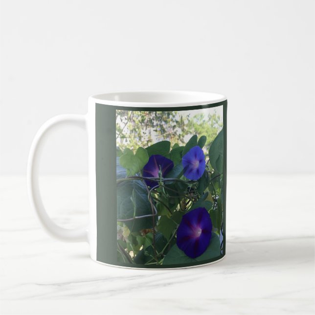 Taza De Café Morning Glory Kaleidoscope (Izquierda)