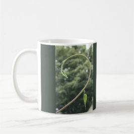 Taza De Café Morning Glory Tendril and Leaf 