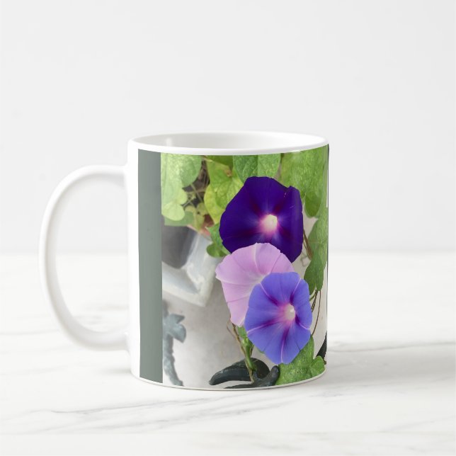 Taza De Café Morning Glory Trio (Izquierda)