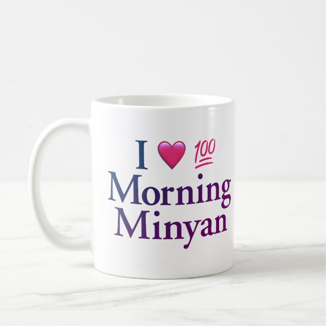 Taza De Café Morning Minyan Mug (Izquierda)