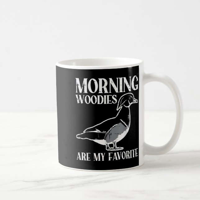Taza De Café Morning My Favorite Duck Hunting Funny Hunter Men  (Derecha)