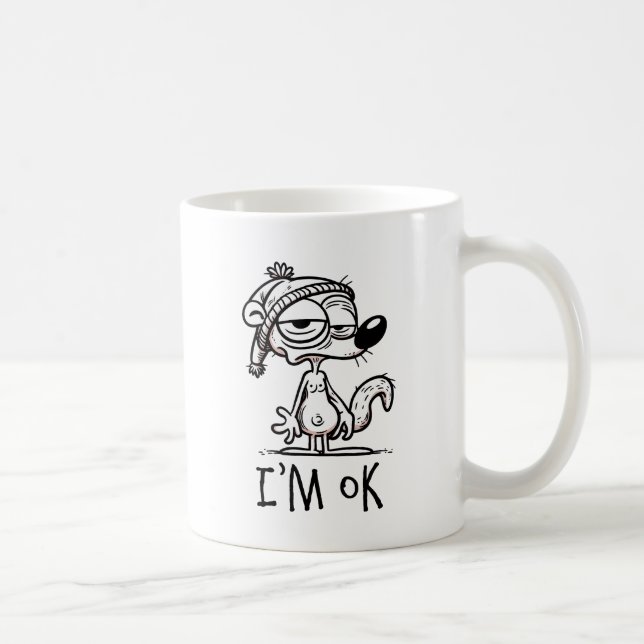 Taza De Café Morning Squirrel Mug (Derecha)