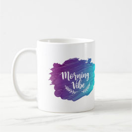 Taza De Café Morning Vibe Brush Stroke Mug