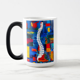 Taza de café Morphing de la quiropráctica para el