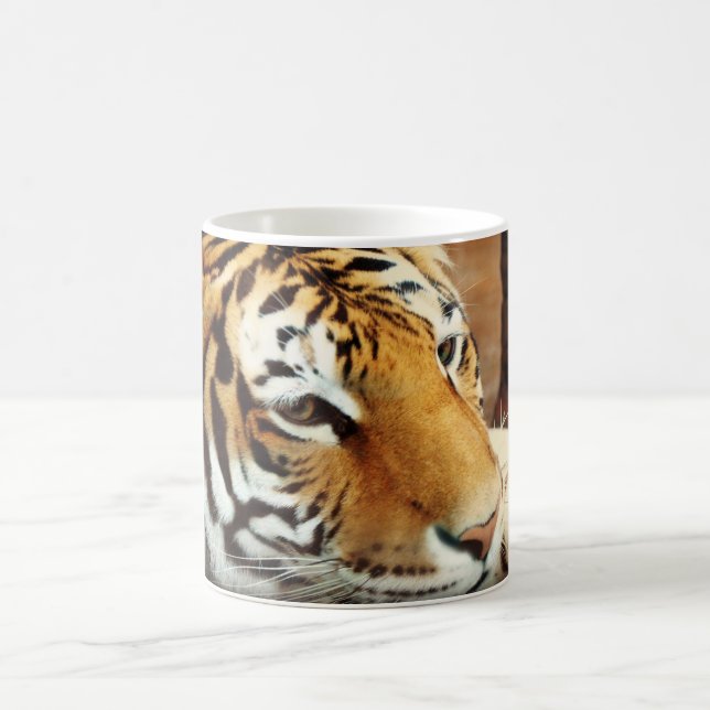 Taza de café Morphing del tigre siberiano (Centro)