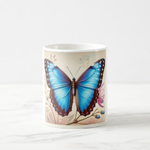Taza De Café Morpho Butterfly 190724IREF234 - Watercolor
