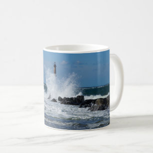 Taza De Café Morris Lighthouse Splash Coffee Mug