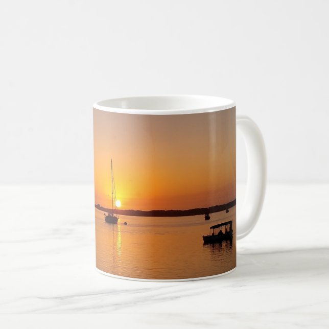 Taza De Café Morro Bay al atardecer (Anverso derecho)