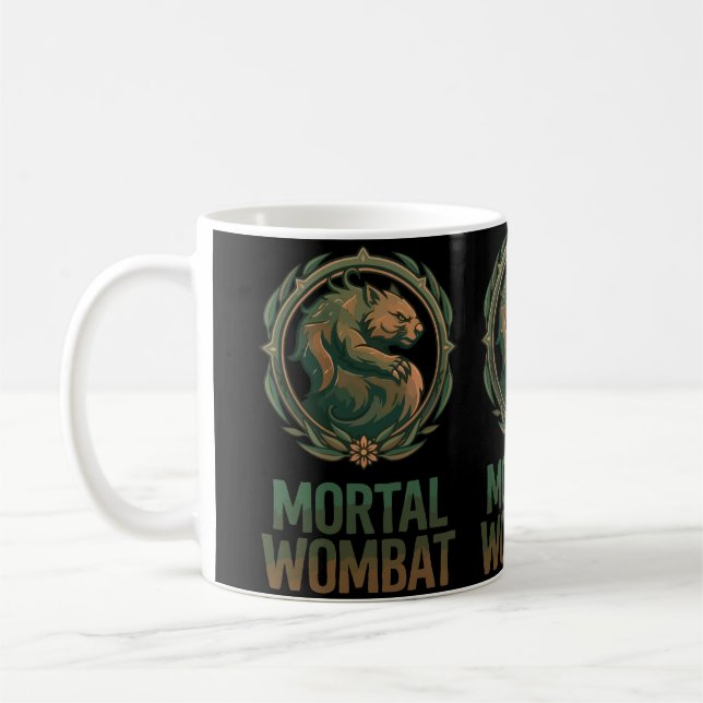 Taza De Café Mortal Wombat (Izquierda)