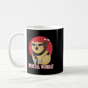 Taza De Café Mortal Wombat Funny Animal Lover