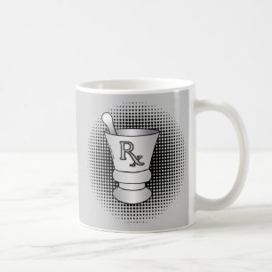Taza De Café Mortero y mano de mortero