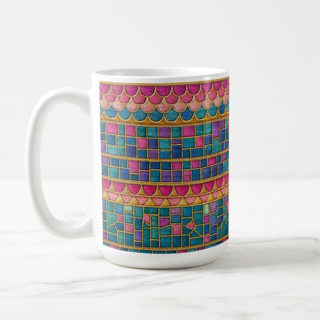 Taza De Café Mosaic pattern mug (Izquierda)