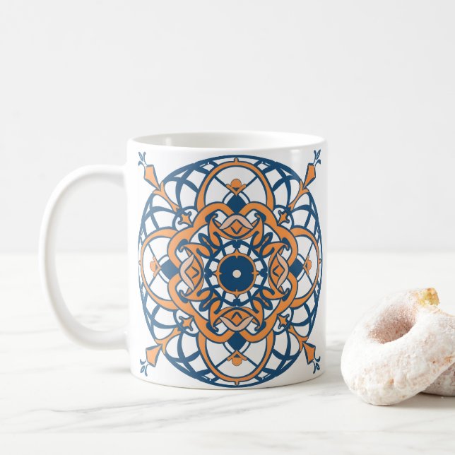 Taza De Café Mosaico andaluz marroquí (Con donut)
