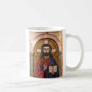 Taza De Café Mosaico antiguo de Jesús