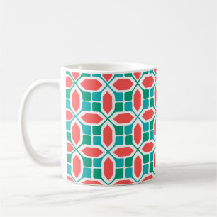 Taza De Café Mosaico Art Deco