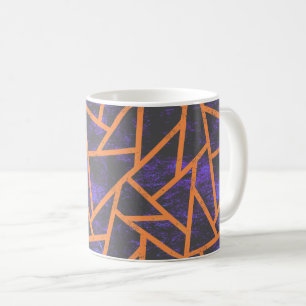 Taza De Café Mosaico de Halloween patttern