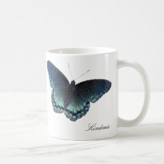 Taza De Café Mosaico de la mariposa