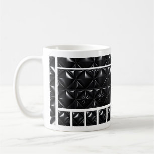 Taza De Café Mosaico de perro cromado