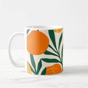 Taza De Café Mosaico mandarín: Moda de moda en Citrus
