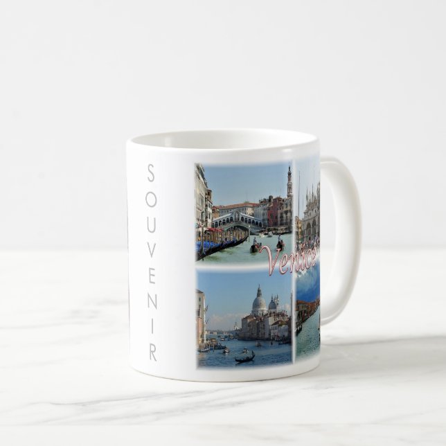 Taza De Café mosaico VNT023 VENECIA, Véneto, Italia, (Anverso derecho)