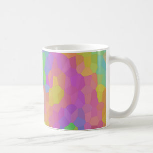 Taza De Café Mosaicos de Aceite Arcoíris