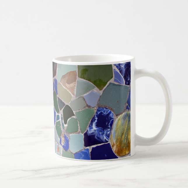 Taza De Café Mosaicos frescos de Antonio Gaudi (Derecha)