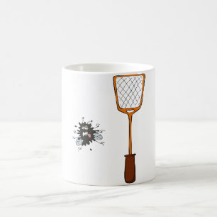 Taza De Café Mosca Aplastada y Humor de Bicho Muerto con Matamo
