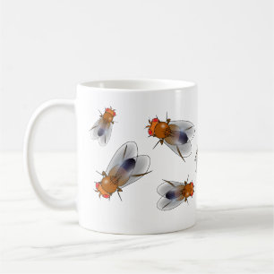 Taza De Café Mosca de la fruta - Drosophila melanogaster mug