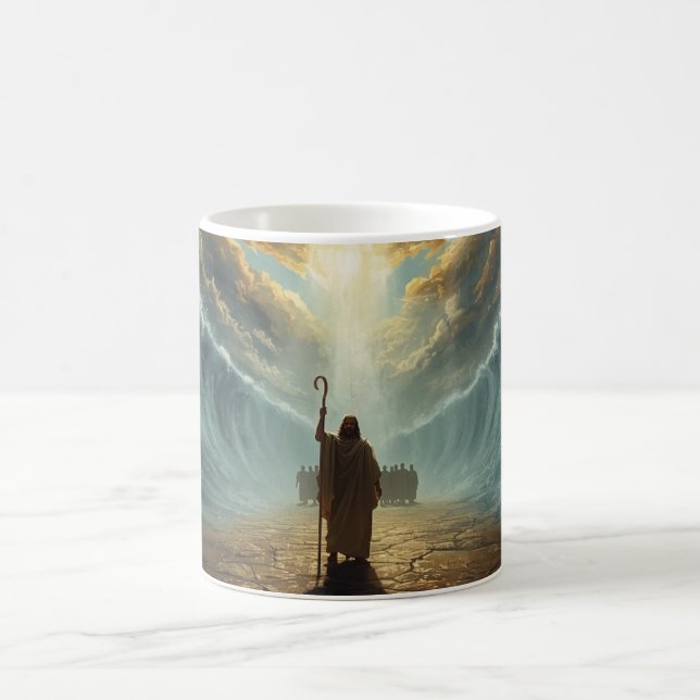 Taza De Café Moses at the Red Sea: Christian Mug (Centro)