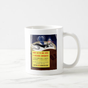 Taza De Café Mosquito de malaria de WWII